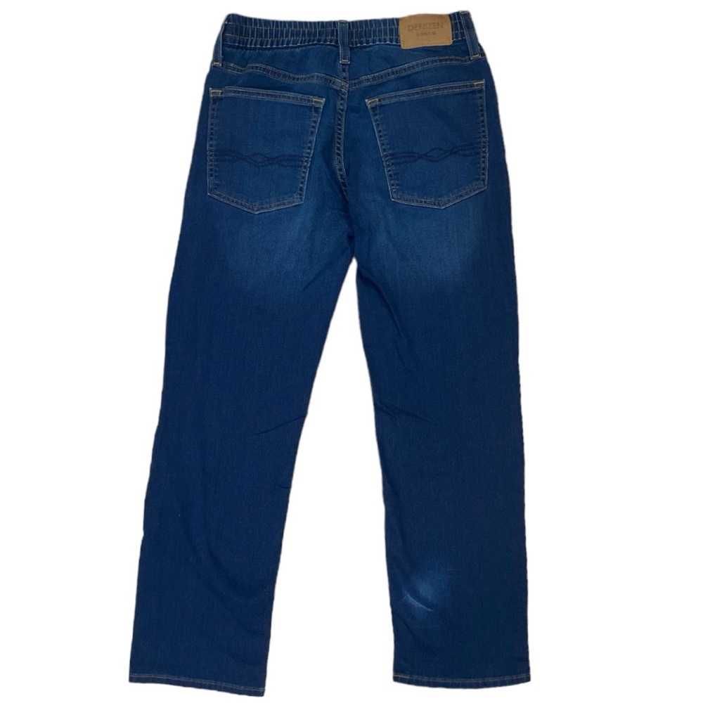 DENZIN from Levi’s Y MD Denim Mid Wash Straight Leg Drawstring Jean Joggers - Picture 3 of 3